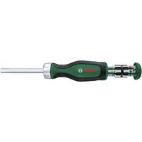 Bosch Bit-Ratschenschraubendreher mit Bit-Satz, 13-teilig grün/schwarz, Drehmoment bis 50 Nm