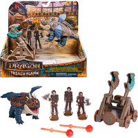 Spin Master Drachenzähmen leicht gemacht Drachenkampf Spielset - Fleischklops mit Katapult, Spielfigur 