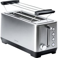 Cecotec Langschlitz-Toaster Big Toast Extra Double edelstahl, 1.600 Watt, für 4 Scheiben Toast