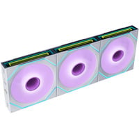 Lian Li UNI FAN SL-INF FLEX 120 Wireless, Gehäuselüfter weiß, 3er Pack mit L-Wireless Controller, 120 mm