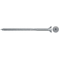 fischer Fischer ClassicFast FCFII 6,0x140 SK TX TG 100, Schraube 100 Stück, mit Teilgewinde, verzinkt