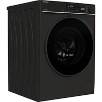 SHARP ES-WNFB214CMDA-DE , Waschmaschine schwarz (matt), WIFI, Advanced Inverter Motor