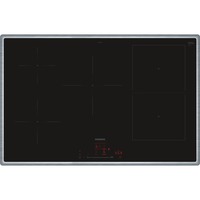 Siemens ED845HWB1E iQ500, Autarkes Kochfeld schwarz/edelstahl, 80 cm, Home Connect