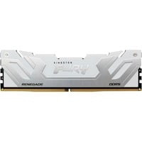 Kingston FURY CU-DIMM 24 GB DDR5-8400, Arbeitsspeicher silber/weiß, KF584CU40RW-24, FURY Renegade, INTEL XMP