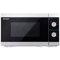 SHARP YC-MS01E-S, Mikrowelle silber/schwarz