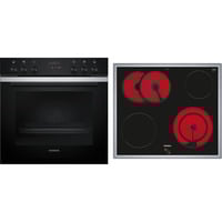 Siemens PQ212KA10, Herdset schwarz/silber