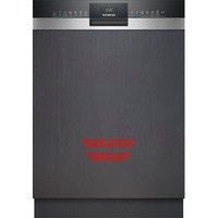 Siemens SX53ES02CE IQ300, Spülmaschine edelstahl (gebürstet)/schwarz, 60 cm, Home Connect, XXL