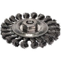 Bosch PRO Metal heavy Scheibenbürste, Ø 115mm, gezopft 0,5mm Stahldraht, M14, für Winkelschleifer