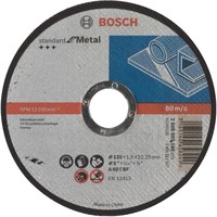 Bosch Trennscheibe Standard for Metal, Ø 125mm Bohrung 22,23mm, A 60 T BF, gerade