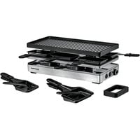 Rommelsbacher Pizza Raclette RCP 1800 schwarz/edelstahl, 1.800 Watt, Pizza-Funktion mit Unterhitze