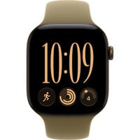 Apple Watch Series 12, Smartwatch bronze, Aluminium, 46 mm, Sportarmband Oliv M/L