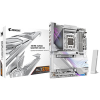 GIGABYTE X870E AORUS MASTER X3D ICE, Mainboard silber/weiß