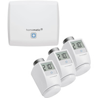 Homematic IP Smart Home Access Point (HMIP-HAP) & 3x Heizkörperthermostate eTRV (HmIP-eTRV-2), Set 