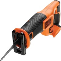 BLACK+DECKER Akku-Säbelsäge BDCR18, 18Volt orange/schwarz, Li-Ionen Akku 1,5Ah