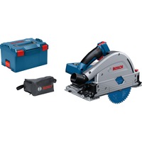 Bosch PRO Akku-Tauchsäge BITURBO GKT 18V-52 GC Professional solo, Handkreissäge blau, ohne Akku und Ladegerät, in L-BOXX
