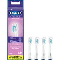 Braun Oral-B Pulsonic Sensitive 4er, Aufsteckbürste weiß