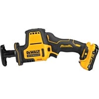 DEWALT Akku-Säbelsäge DCS312D2, 12Volt gelb/schwarz, 2x Li-Ionen XR Akku 2,0Ah, in TSTAK Box II