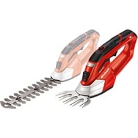 EINHELL Akku-Gras- und Strauchschere GE-CG 12 Li, 12Volt, Grasschere rot/schwarz, Li-Ionen Akku 1,5Ah
