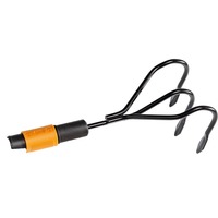 Fiskars QuikFit Krümmer, Hacke schwarz/orange, 12,5cm