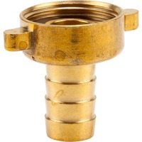 GARDENA Messing-Schlauchverschraubung 26,5mm (G 3/4"), Schlauchstück für 13mm (1/2“)-Schläuche