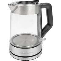 ProfiCook Glas-Wasserkocher PC-WKS 1190 G inox/schwarz, 1,7 Liter