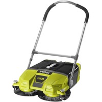 Ryobi Akku-Kehrmaschine R18SW3-0, 18Volt grün/schwarz, ohne Akku und Ladegerät