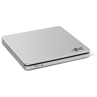 Hitachi-LG Data Storage GP70NS50 SLIM, externer DVD-Brenner silber, extern, USB 2.0, 5,25"
