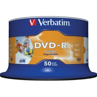 Verbatim DVD-R 4,7 GB, DVD-Rohlinge 16fach, 50 Stück