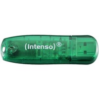 Intenso Rainbow Line 8 GB, USB-Stick grün