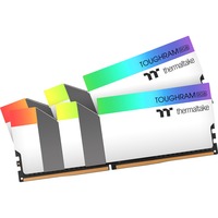 Thermaltake DIMM 64 GB DDR4-3600 (2x 32 GB) Dual-Kit, Arbeitsspeicher weiß, R022R432GX2-3600C18A, TOUGHRAM RGB, INTEL XMP