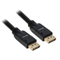 Sharkoon Kabel Displayport 1.3 (Stecker > Stecker) 4K schwarz, 3 Meter