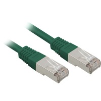Sharkoon Patchkabel RJ45 Cat.5e FTP grün, 5 Meter, Retail