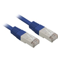 Sharkoon Patchkabel RJ45 Cat.5e FTP blau, 5 Meter, Retail