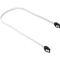 Sharkoon Sata III Kabel sleeve weiß, 30 cm