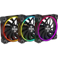 Alpenföhn Wing Boost 3 120x120x25, Gehäuselüfter schwarz, 3er Set, 120 mm