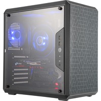 Cooler Master MasterBox Q500L, Tower-Gehäuse schwarz, Window-Kit