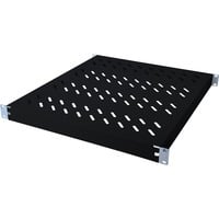 Digitus Fachboden mit variablen Befestigungsschienen schwarz, zum Festeinbau in 483 mm (19")-Schränke