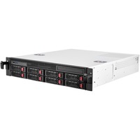 SilverStone RM21-308, Rack-Gehäuse schwarz, 2 Höheneinheiten