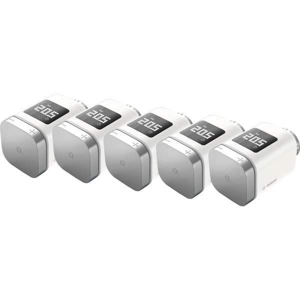 Bosch Smart Home Smart Home Sparbundle Heizen, Heizungsthermostat weiß, 5x  Heizkörper-Thermostat II