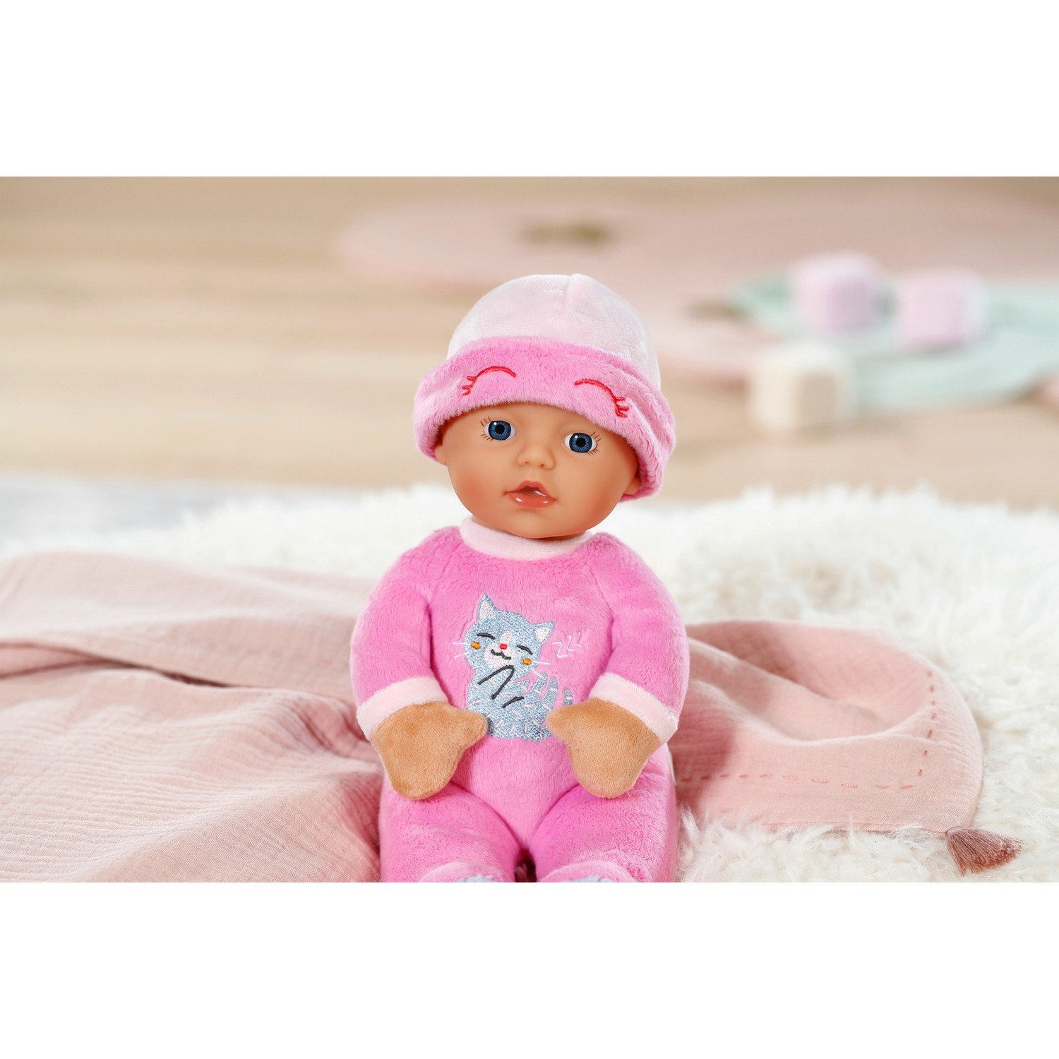 ZAPF Creation BABY born® Sleepy for babies Pink 30cm, Puppe pink, mit Rassel im Inneren