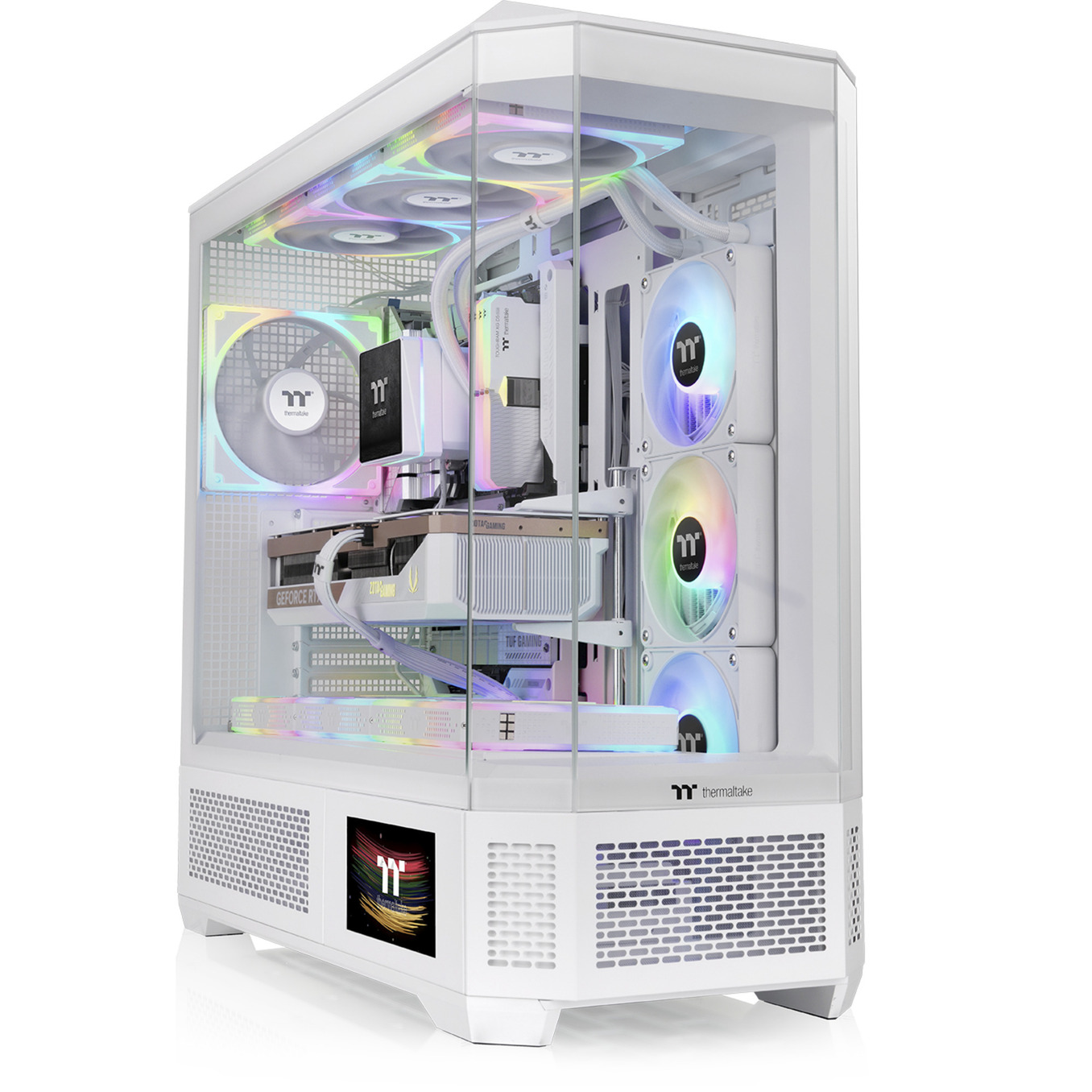 Thermaltake View 600 TG Snow , Big-Tower-Gehäuse weiß, Tempered Glass