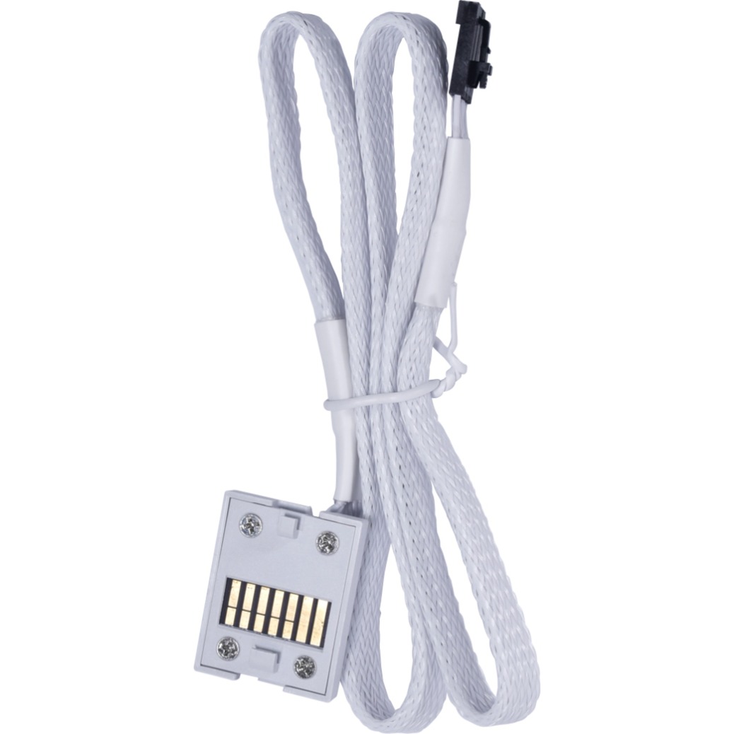 Lian Li UNI FAN TL120 LCD, Gehäuselüfter weiß, Reverse Blade, 124 mm