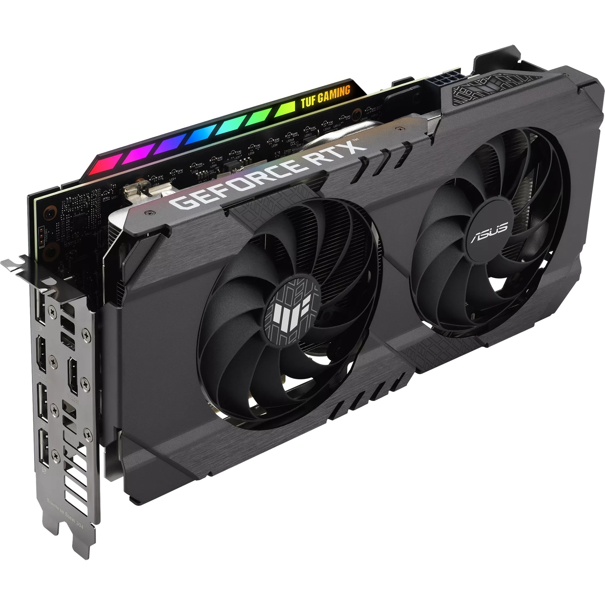 ASUS GeForce RTX 3050 TUF GAMING OC, Grafikkarte Lite Hash Rate, 3x DisplayPort, 2x HDMI 2.1