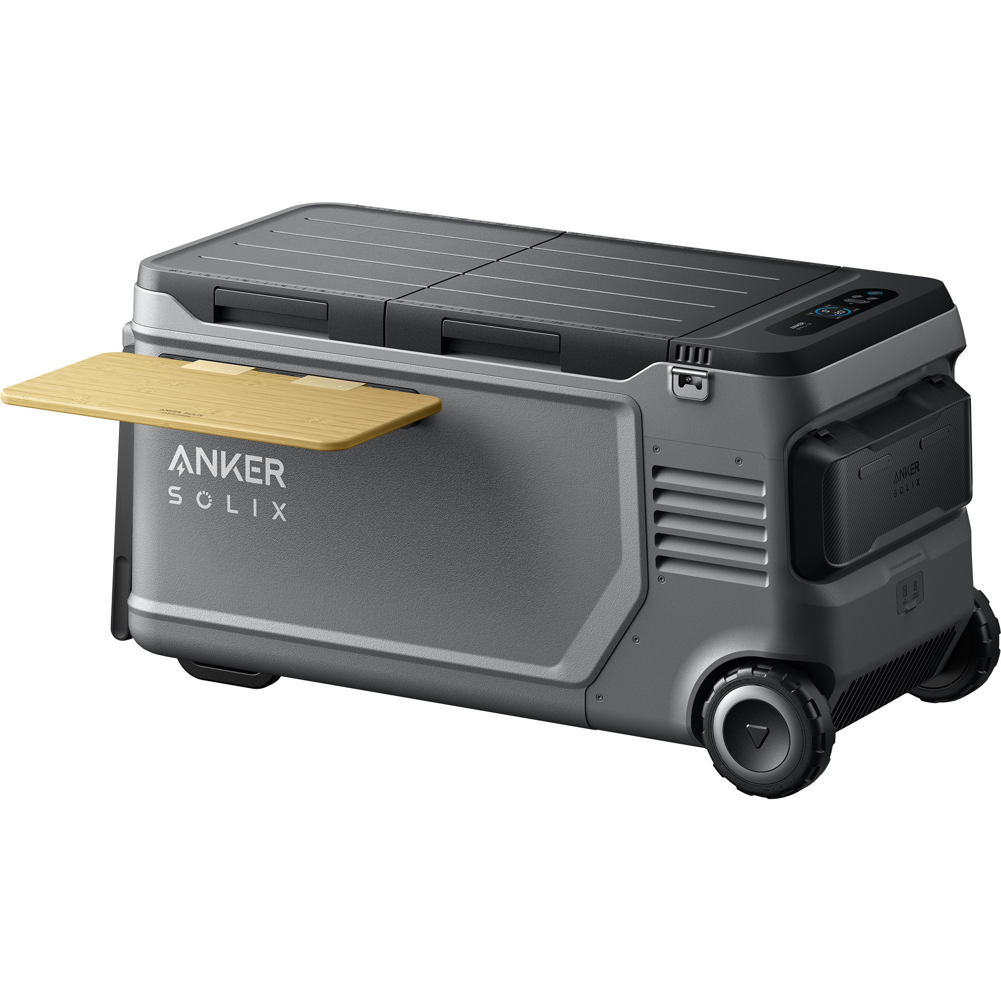 Anker SOLIX EverFrost 2 58L, Kühlbox grau/schwarz, mit 2 Akkus