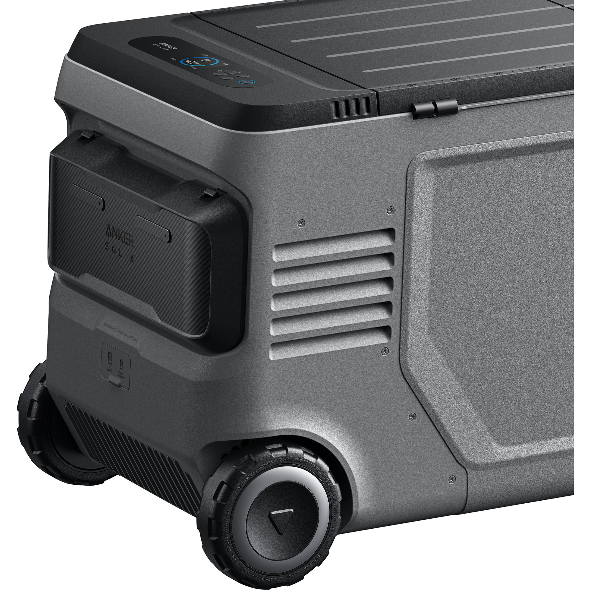 Anker SOLIX EverFrost 2 58L, Kühlbox grau/schwarz, mit 2 Akkus