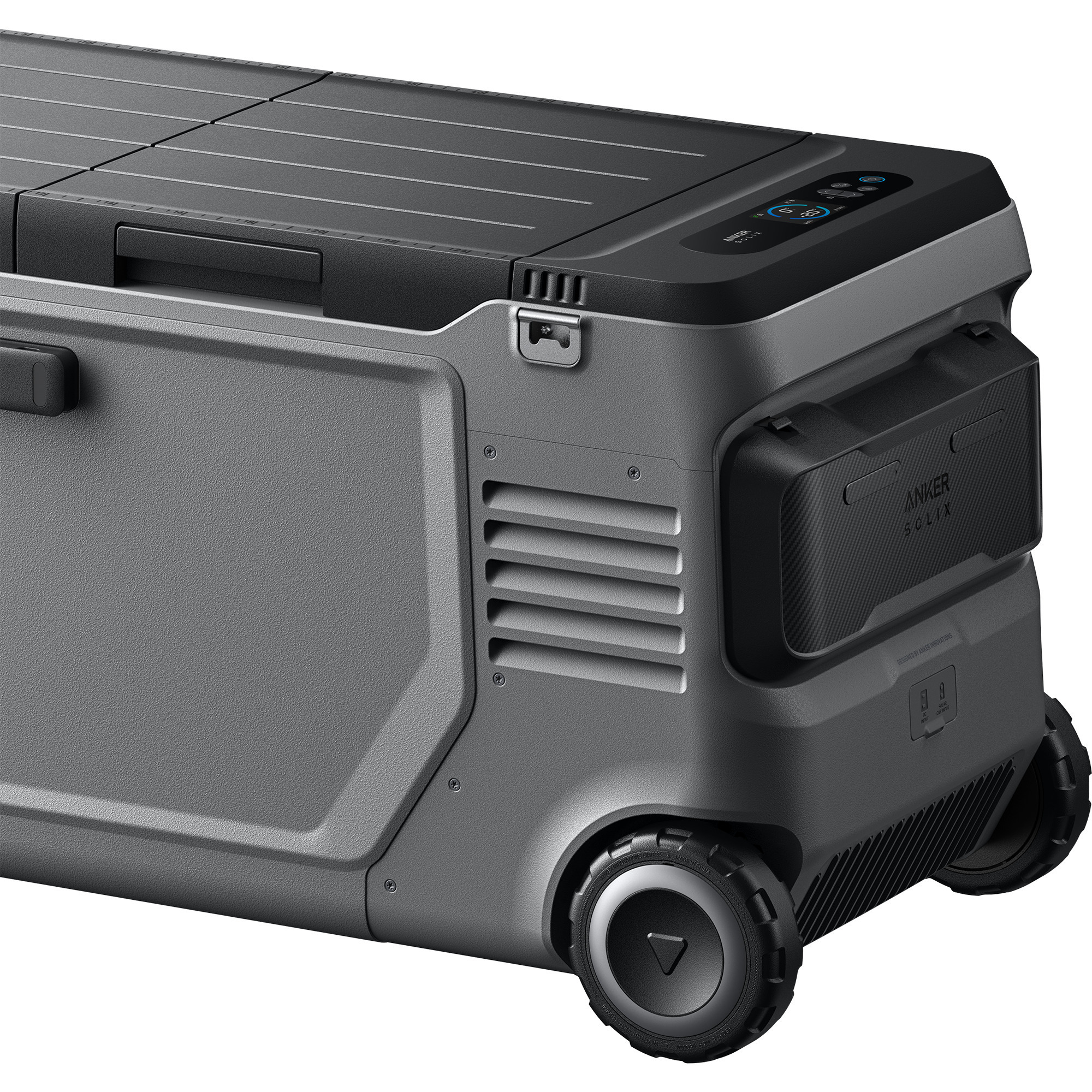 Anker SOLIX EverFrost 2 58L, Kühlbox grau/schwarz, mit 2 Akkus