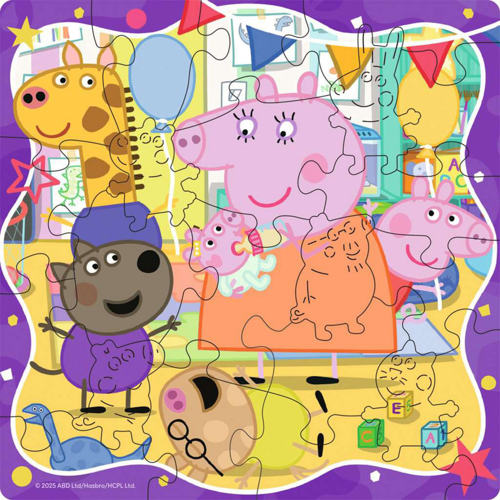 Ravensburger Peppa Wutz - Freundschaftsparty, Puzzle 22 Teile