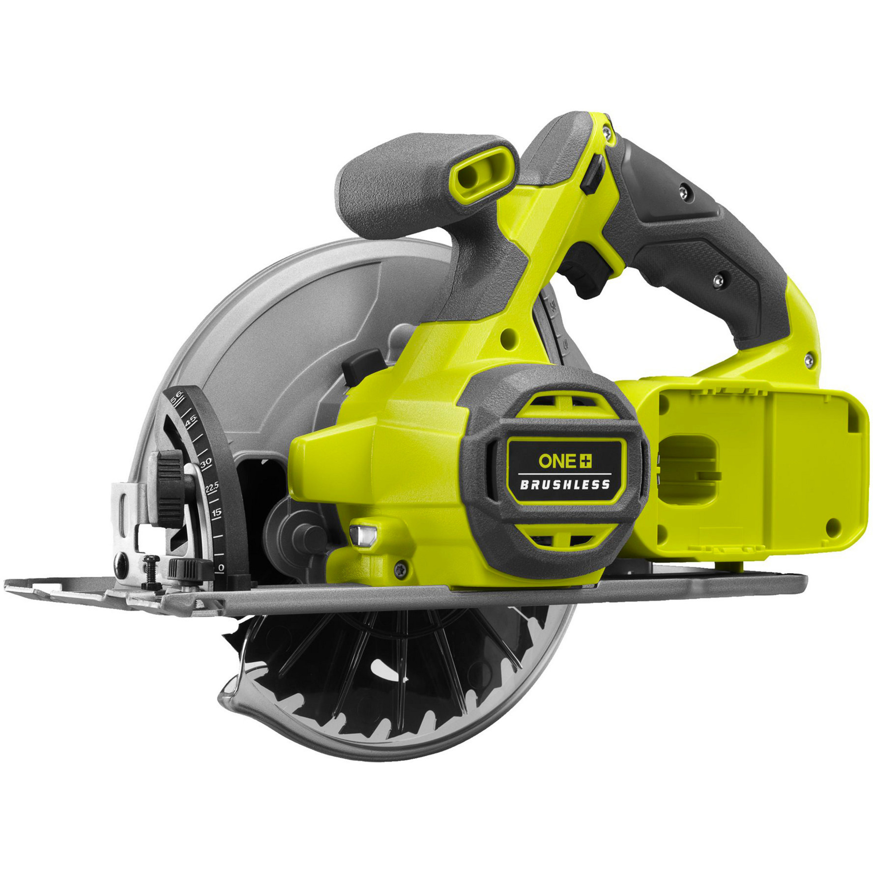 Ryobi ONE+ Brushless Akku-Handkreissäge RCS18BL-0, 18Volt grün/schwarz, ohne Akku und Ladegerät