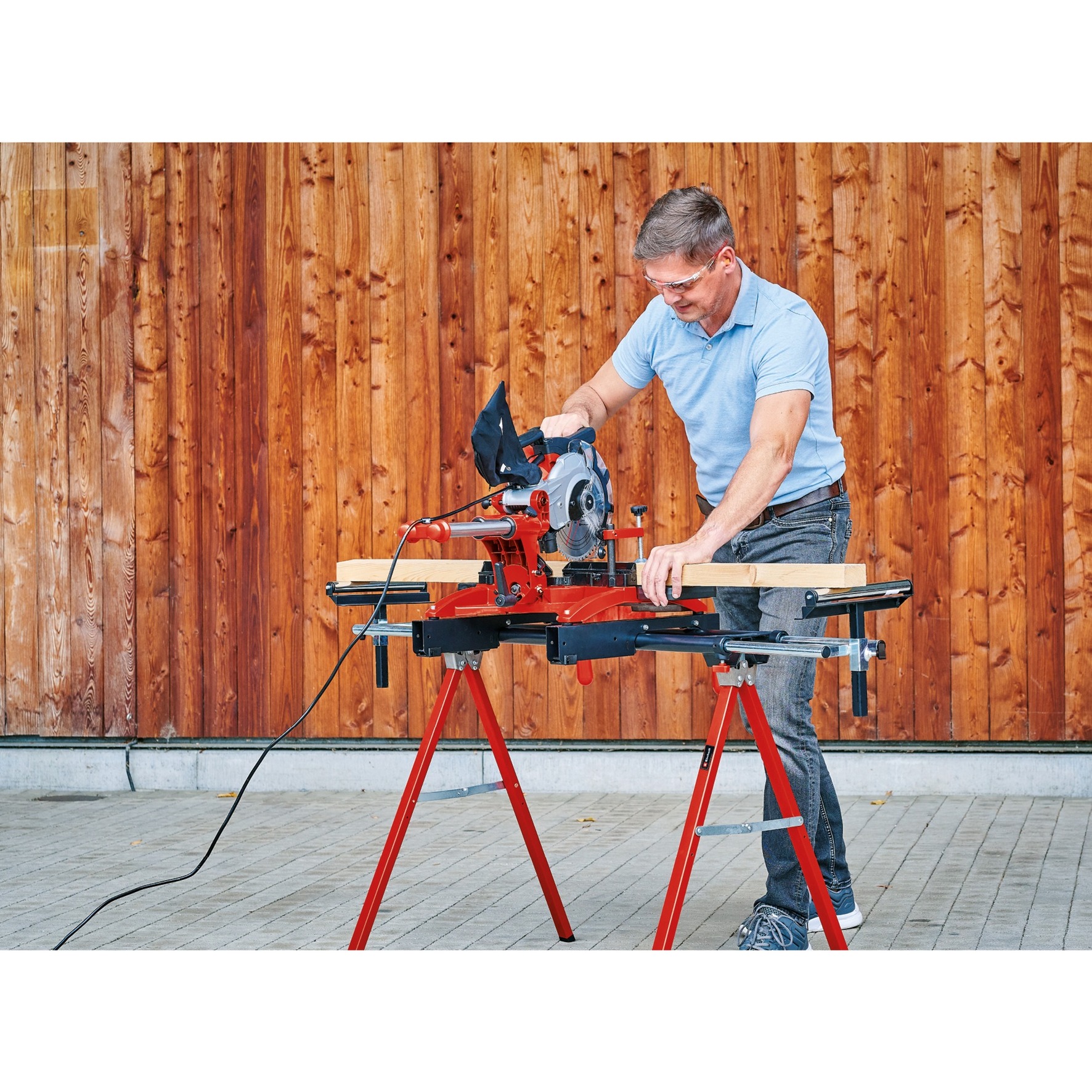 EINHELL MSS 1608 4310614, Untergestell schwarz/rot