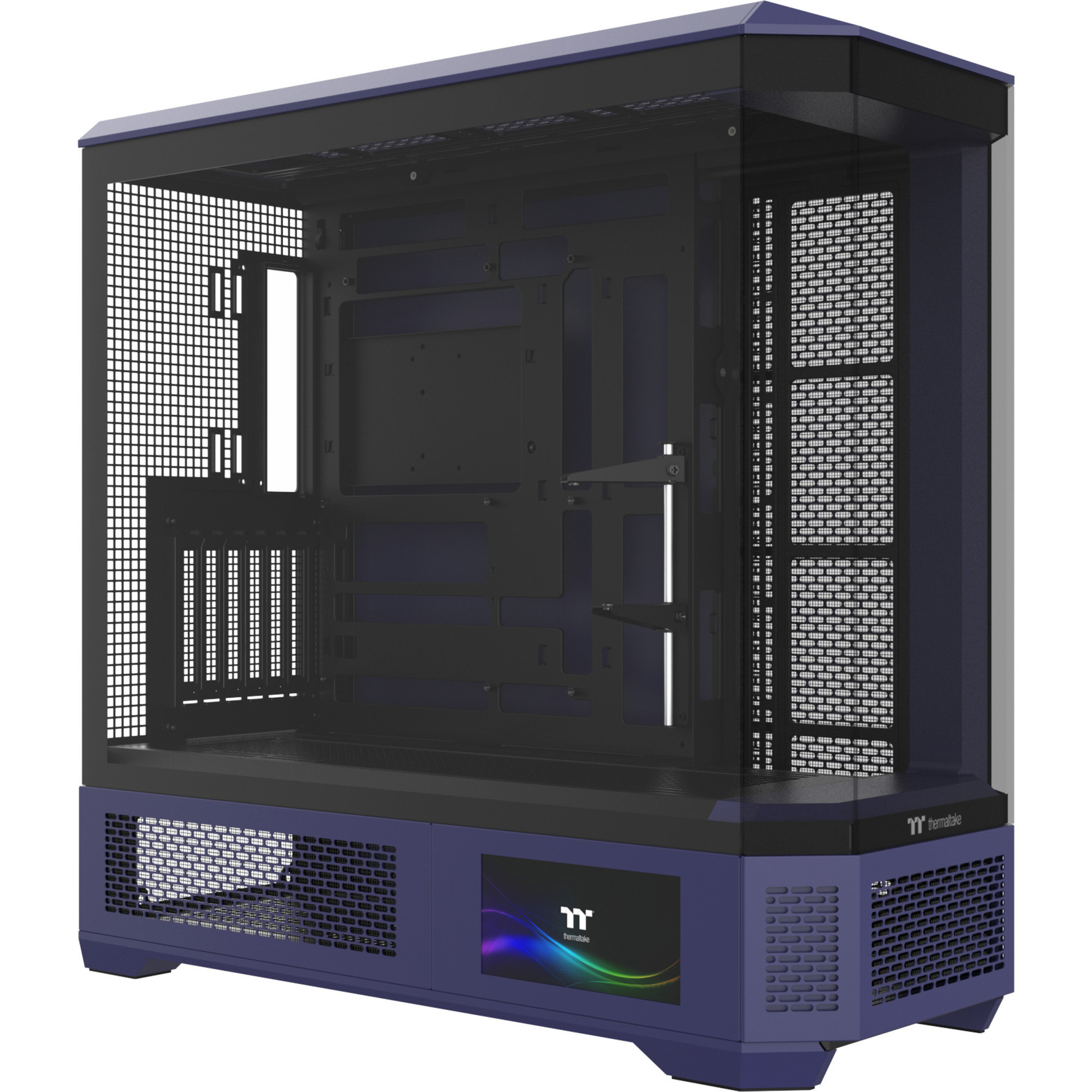Thermaltake View 600 TG Future Dusk, Big-Tower-Gehäuse violett/schwarz, Tempered Glass